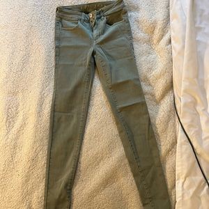 Green American Eagle Pants